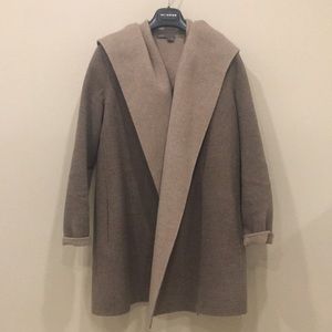 Vince wool hooded coat size S